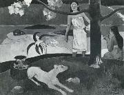 Paul Gauguin Tahitian Pastoral Scenes oil painting on canvas